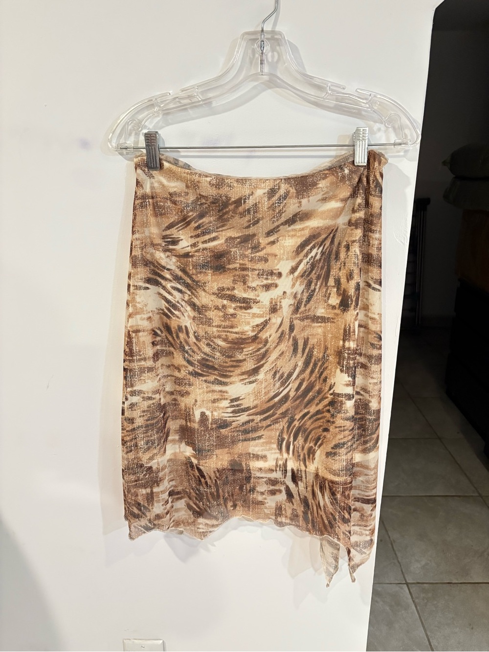 Brown Printed Women’s Skirt